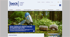 Desktop Screenshot of beck-fastener.com